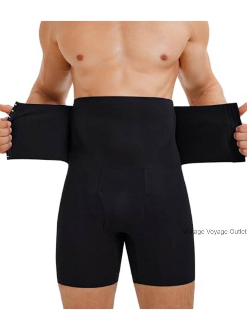 Men's Tummy Control Shapewear High Waist Body Shaper Compression Underwear